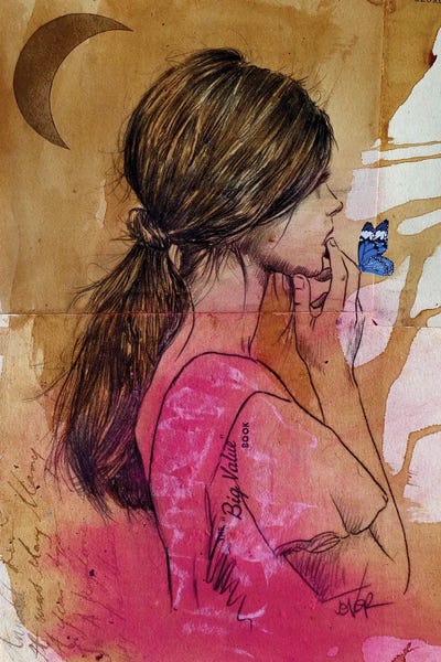 Monarch Butterflies: Annabel Lee by Loui Jover