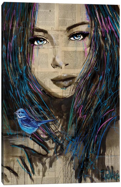 Fly With Me Canvas Art Print - Eyes