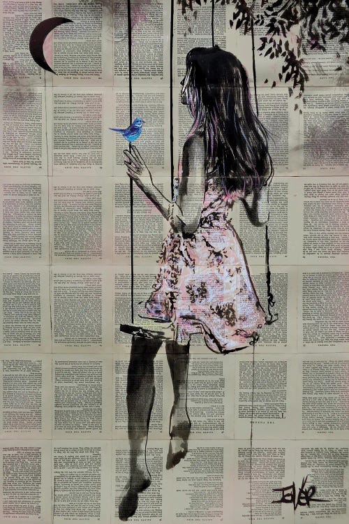 Time With Hope by Loui Jover wall art
