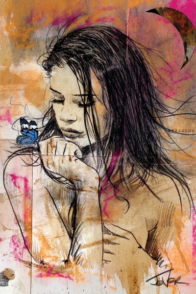 Edens Memory by Loui Jover framed canvas print