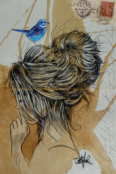 Final Thought by Loui Jover framed wall art