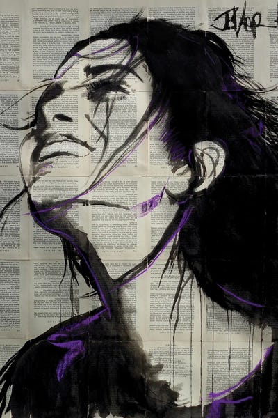 Just Be by Loui Jover framed canvas print