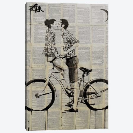 Love Cycle Canvas Print #LJR61} by Loui Jover Canvas Art