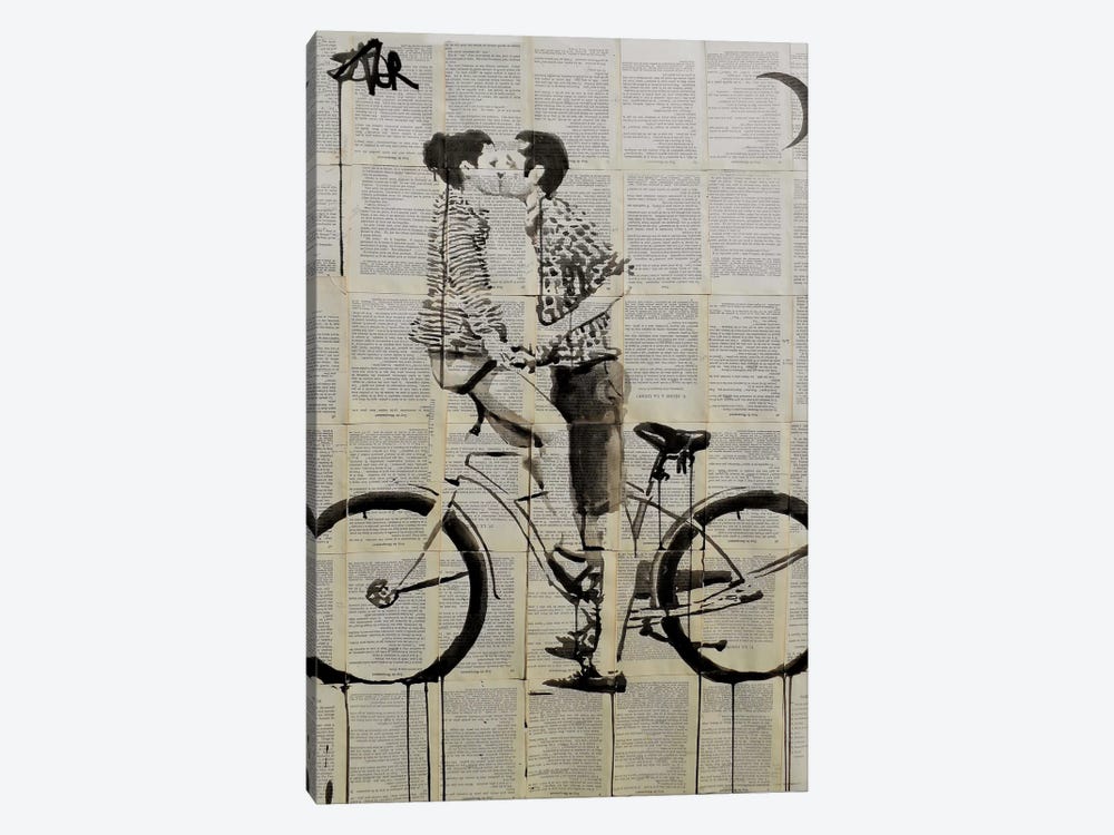 Love Cycle by Loui Jover 1-piece Canvas Artwork