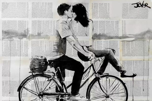 Black & White: Love Ride by Loui Jover