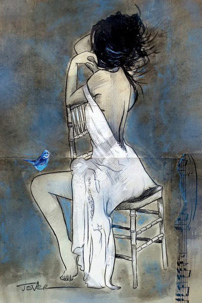 Loui Jover: Blue Melody by Loui Jover