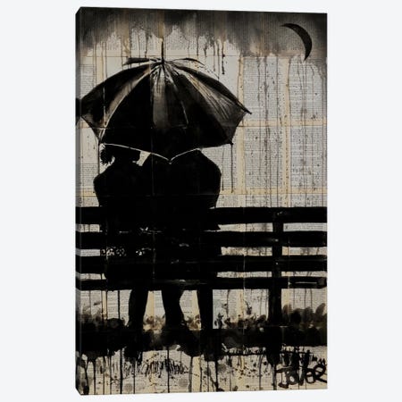 Moments Under The Crescent Moon Canvas Print #LJR66} by Loui Jover Canvas Print