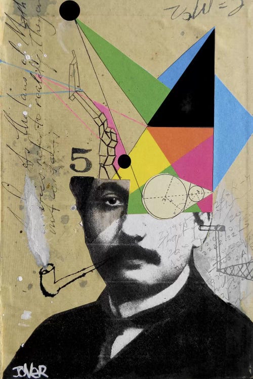 Einstein For The Lateral Thinker by Loui Jover wall art