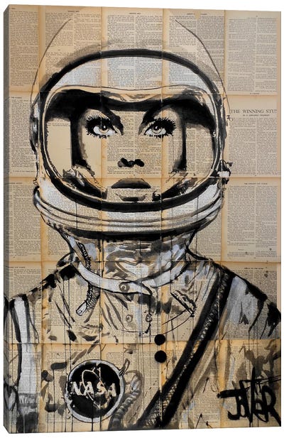 Orbit Canvas Art Print - Astronaut Art