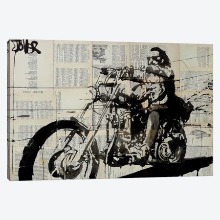 Rider Canvas Print #LJR72} by Loui Jover Canvas Print