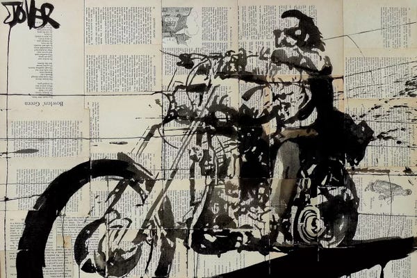 Motorcycles: Rider by Loui Jover