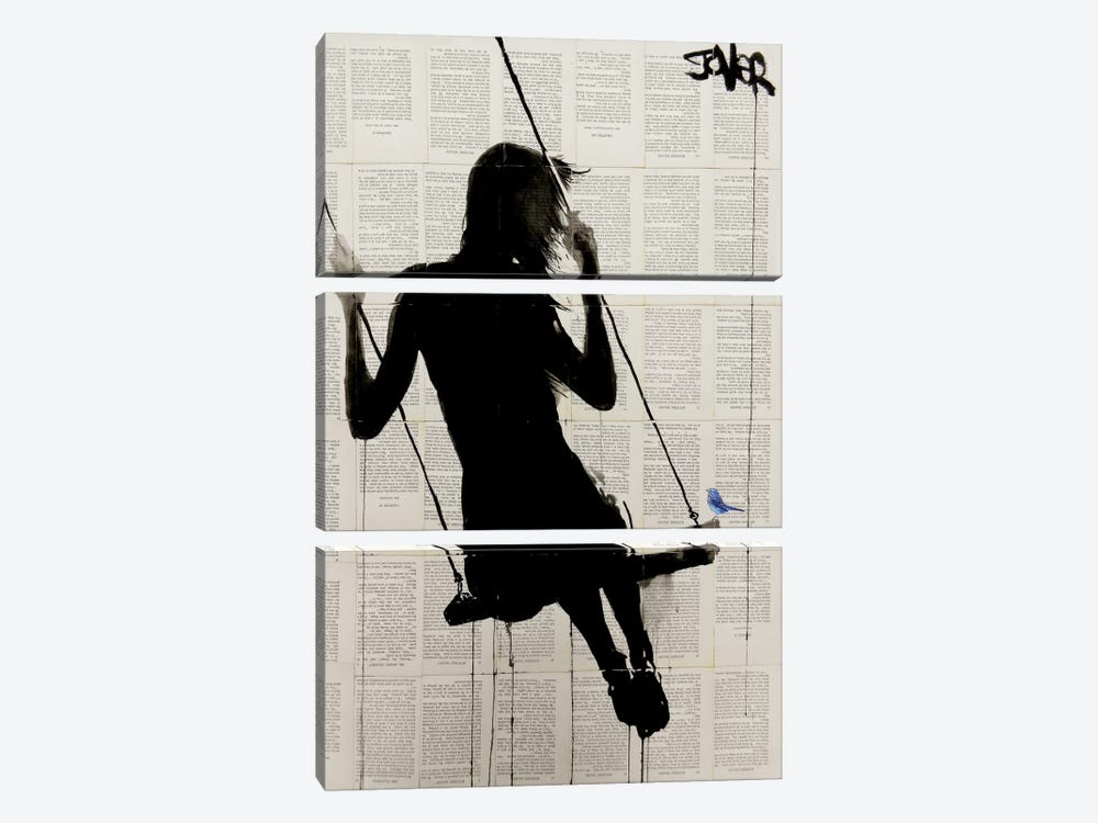 The Freedom Of Sometimes by Loui Jover 3-piece Canvas Art
