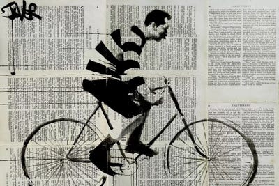 The Rider by Loui Jover canvas print