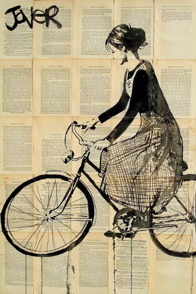 Bicycles: Violet's Way by Loui Jover
