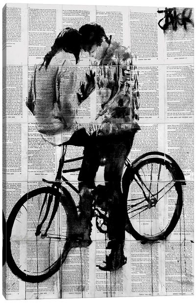 Wheels Canvas Art Print - Bicycle Art