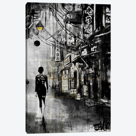 Chinatown Walk Canvas Print #LJR94} by Loui Jover Canvas Artwork
