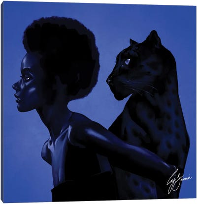 Panther Canvas Art Print - Laji Sanusi