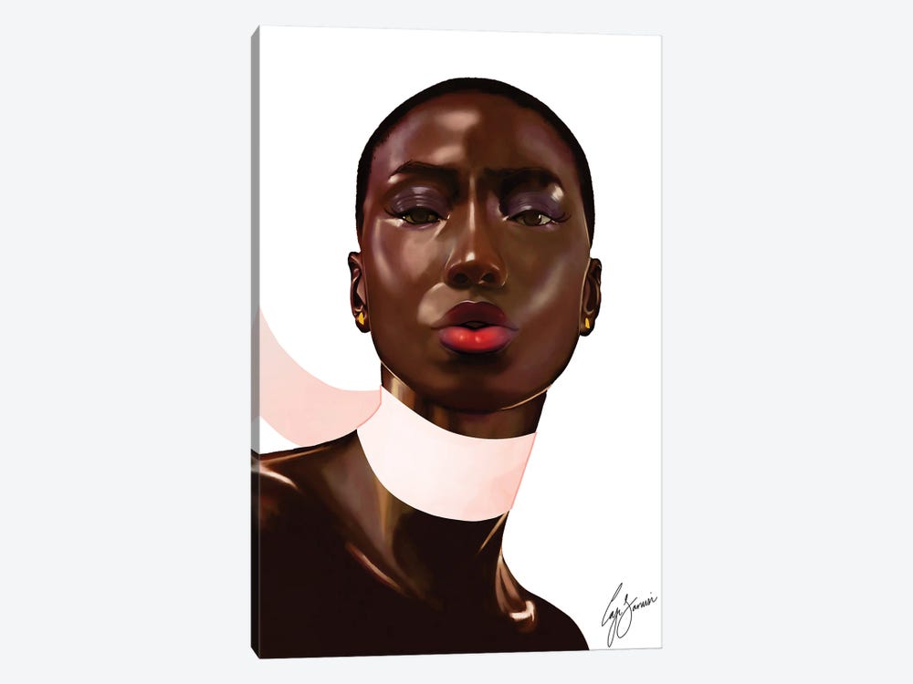 Her Love Resides In Liberia by Laji Sanusi 1-piece Canvas Print