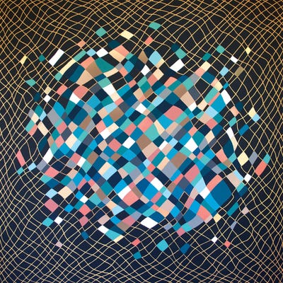 Come Undone by Lisa Frances Judd metal wall art