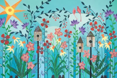 Can't Wait Til Spring  by Lisa Frances Judd metal wall art