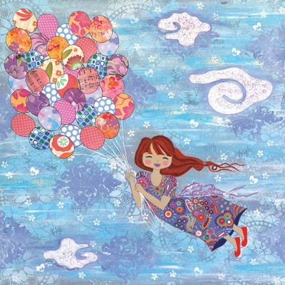 Fly High I by Lisa Frances Judd metal wall art