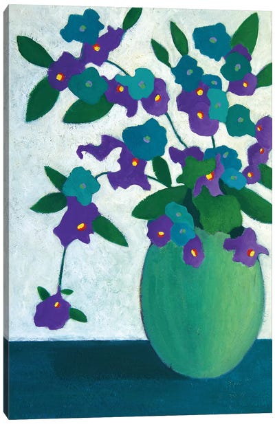 Fresh Flowers In The Morning  Canvas Art Print - Lisa Frances Judd