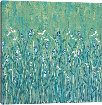 Abundant Wild Flowers  Canvas Art Print - Lisa Frances Judd