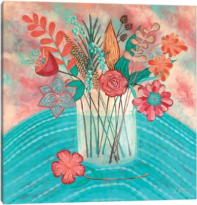 Gentle Blooms  Canvas Art Print - Lisa Frances Judd