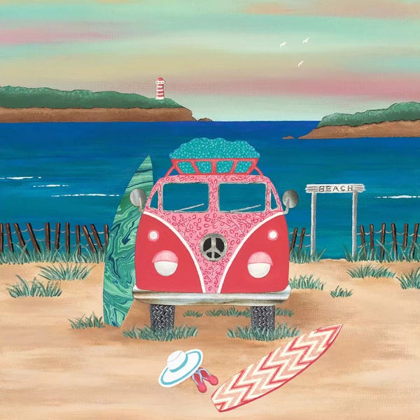 Volkswagen: Hippy Van Road Trip  by Lisa Frances Judd