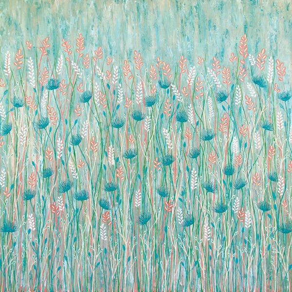 Lisa Frances Judd: Pastel Wild Flower  by Lisa Frances Judd