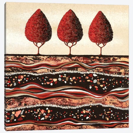 Red Trees  Canvas Print #LJU38} by Lisa Frances Judd Canvas Wall Art