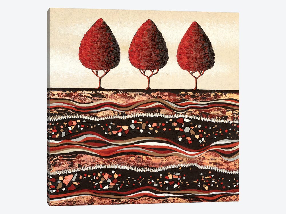 Red Trees  by Lisa Frances Judd 1-piece Canvas Art Print