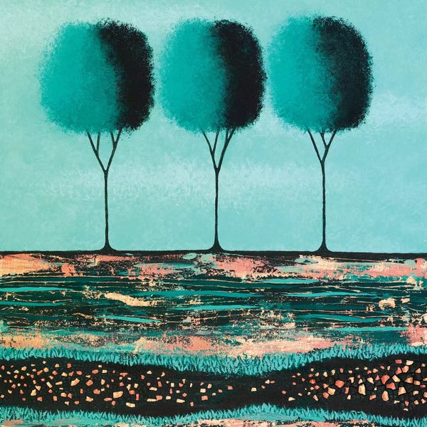 Teal Trees 