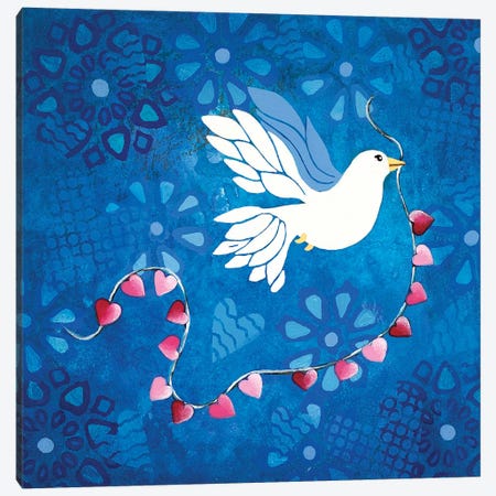 Bird Of Peace  Canvas Print #LJU4} by Lisa Frances Judd Canvas Artwork