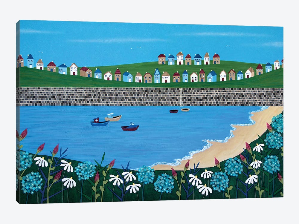 Tiny Town By The Sea  by Lisa Frances Judd 1-piece Canvas Print