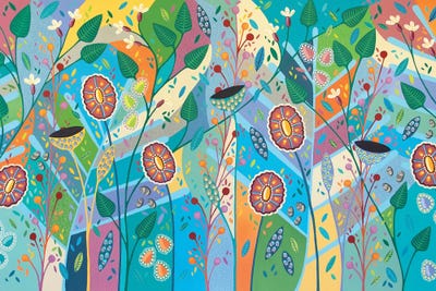 Blooming Marvelous by Lisa Frances Judd metal wall art