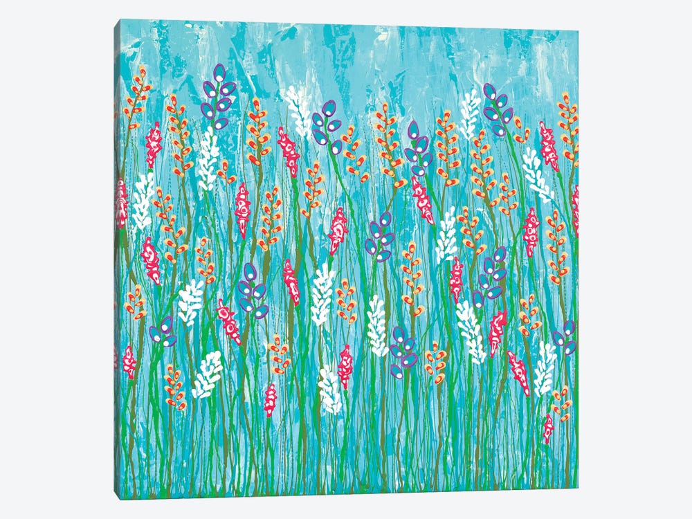 Walk In The Wildflowers no.1 by Lisa Frances Judd 1-piece Canvas Artwork