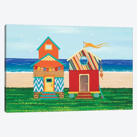 Beach Holiday I Canvas Print #LJU68} by Lisa Frances Judd Canvas Print