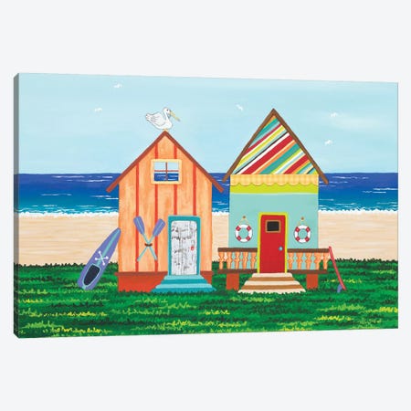 Beach Holiday III Canvas Print #LJU70} by Lisa Frances Judd Canvas Wall Art