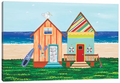 Beach Holiday III Canvas Art Print - Lisa Frances Judd