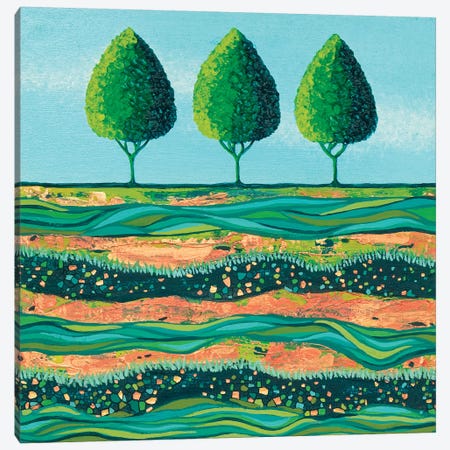Lime-Light Trees Canvas Print #LJU83} by Lisa Frances Judd Canvas Art Print