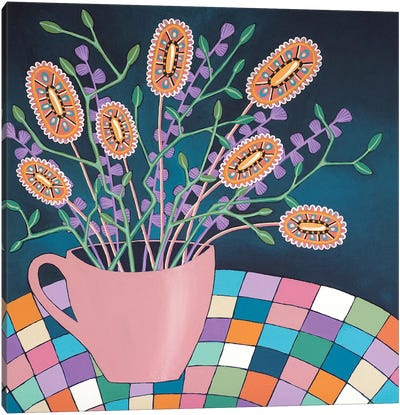 Cup Of Joy Canvas Art Print - Lisa Frances Judd
