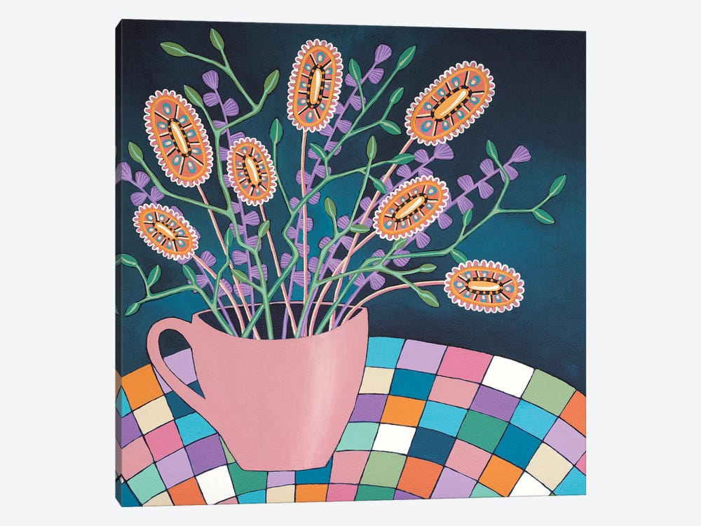 Cup Of Joy by Lisa Frances Judd 1-piece Canvas Artwork