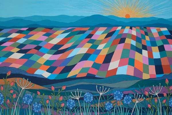 Patchwork Landscapes: Don't Steal My Sunshine by Lisa Frances Judd