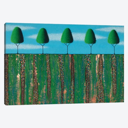 Trees Of Spring Canvas Print #LJU90} by Lisa Frances Judd Canvas Art
