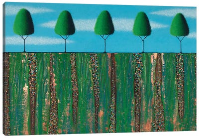 Trees Of Spring Canvas Art Print - Lisa Frances Judd