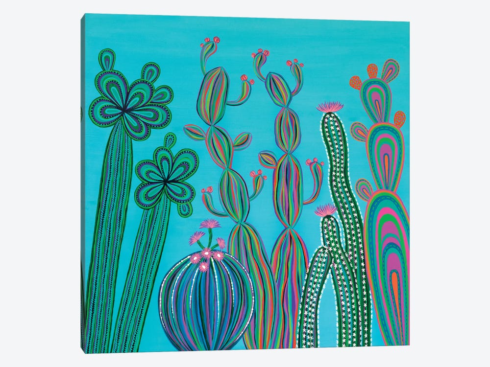 Cactus Party No.3 by Lisa Frances Judd 1-piece Art Print