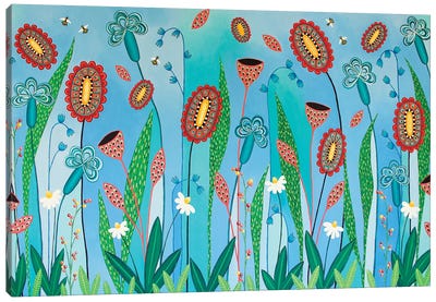 Blooming Abundance Canvas Art Print - Lisa Frances Judd