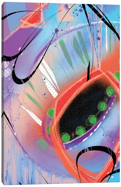 Color Poppin' Canvas Art Print - Lanie K. Art