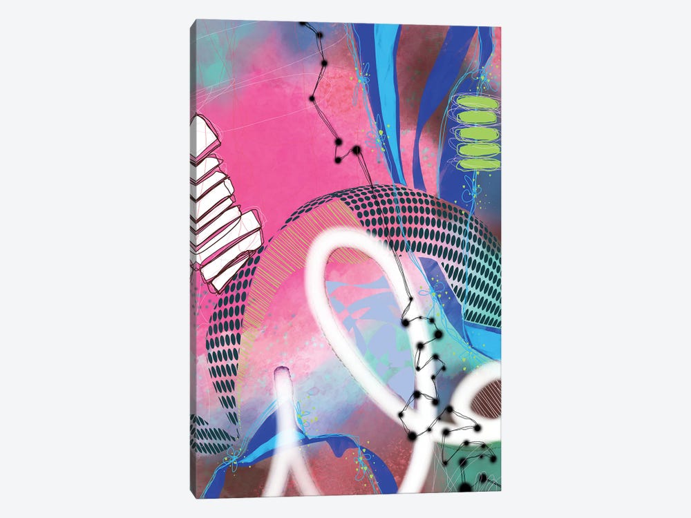 Back To The Nineties by Lanie K. Art 1-piece Canvas Art